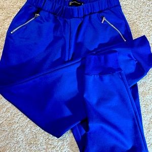 Casual dressy slacks.